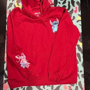 Disney Red Stitch Hoodie